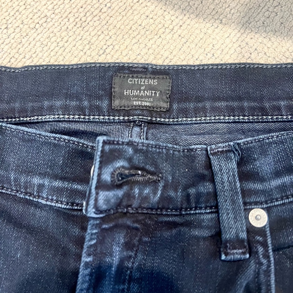 Citizen of Humanity-Gage Classic Straight Jeans- Color: Hyde/Dark Indigo - Picture 7 of 7